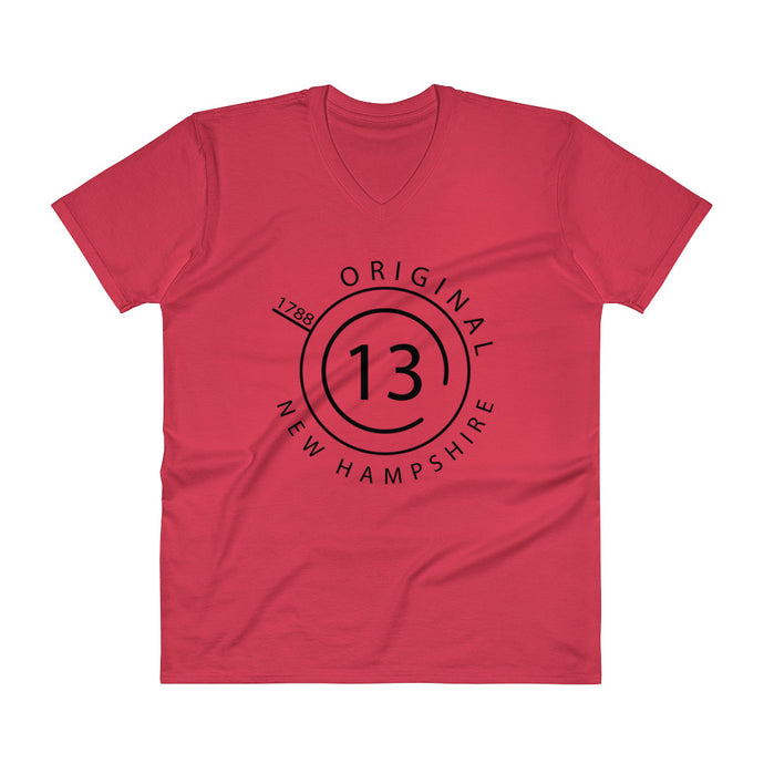 New Hampshire - V-Neck T-Shirt - Original 13
