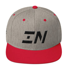 Indiana - Flat Brim Hat - Black Embroidery - IN - Many Hat Color Options Available