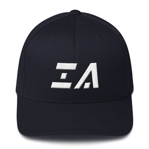 Iowa - Structured Twill Cap - White Embroidery - IA - Many Hat Color Options Available