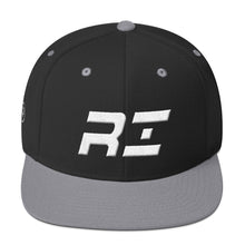 Rhode Island - Flat Brim Hat - White Embroidery - RI - Many Hat Color Options Available
