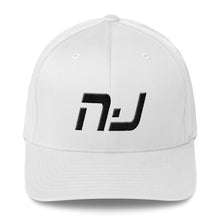 New Jersey - Structured Twill Cap - Black Embroidery - NJ - Many Hat Color Options Available