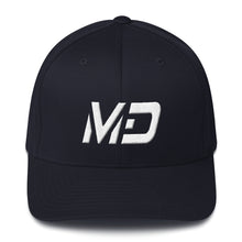 Maryland - Structured Twill Cap - White Embroidery - MD - Many Hat Color Options Available