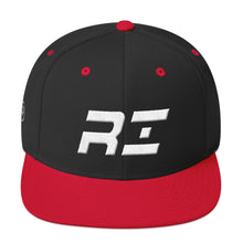 Rhode Island - Flat Brim Hat - White Embroidery - RI - Many Hat Color Options Available