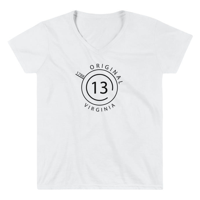 Virginia - Women's Casual V-Neck Shirt - Original 13