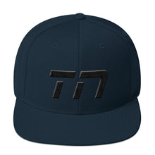 Tennessee - Flat Brim Hat - Black Embroidery - TN - Many Hat Color Options Available