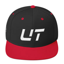 Utah - Flat Brim Hat - White Embroidery - UT - Many Hat Color Options Available