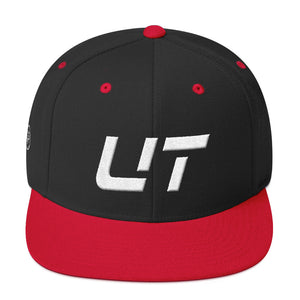 Utah - Flat Brim Hat - White Embroidery - UT - Many Hat Color Options Available