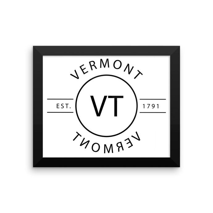 Vermont - Framed Print - Reflections