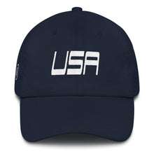 USA Designs - Embroidered Low Profile Cotton Hat - USA
