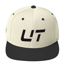 Utah - Flat Brim Hat - Black Embroidery - UT - Many Hat Color Options Available