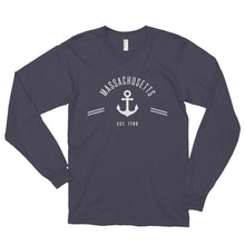 Massachusetts - Long sleeve t-shirt (unisex) - Established