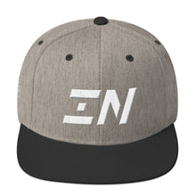 Indiana - Flat Brim Hat - White Embroidery - ID - Many Hat Color Options Available