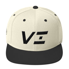Virgin Islands - Flat Brim Hat - Black Embroidery - VI - Many Hat Color Options Available