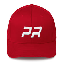 Puerto Rico - Structured Twill Cap - White Embroidery - PR - Many Hat Color Options Available
