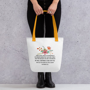 Margo's Collection - Matthew 6:30 - Tote bag