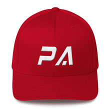 Pennsylvania - Structured Twill Cap - White Embroidery - PA - Many Hat Color Options Available