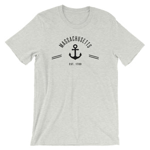 Massachusetts - Short-Sleeve Unisex T-Shirt - Established