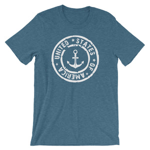 USA Designs - Short-Sleeve Unisex T-Shirt - Anchor