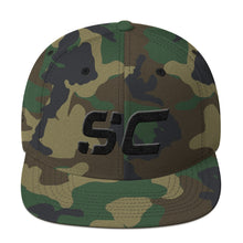 South Carolina - Flat Brim Hat - Black Embroidery - SC - Many Hat Color Options Available