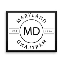 Maryland - Framed Print - Reflections