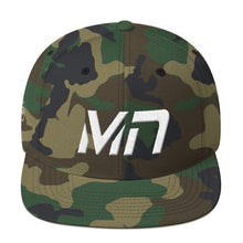 Minnesota - Flat Brim Hat - White Embroidery - MN - Many Hat Color Options Available