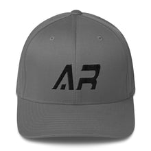 Arkansas - Structured Twill Cap - Black Embroidery - AR - Many Hat Color Options Available