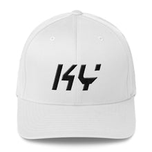 Kentucky - Structured Twill Cap - Black Embroidery - KY - Many Hat Color Options Available