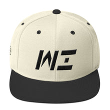 Wisconsin - Flat Brim Hat - Black Embroidery - WI - Many Hat Color Options Available