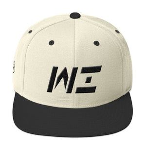 Wisconsin - Flat Brim Hat - Black Embroidery - WI - Many Hat Color Options Available