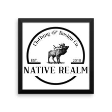 Native Realm - Framed Print - The Moose