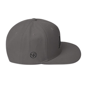 Montana - Flat Brim Hat - Black Embroidery - MT - Many Hat Color Options Available