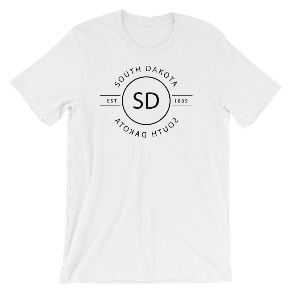 South Dakota - Short-Sleeve Unisex T-Shirt - Reflections