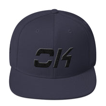Oklahoma - Flat Brim Hat - Black Embroidery - OK - Many Hat Color Options Available