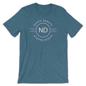 North Dakota - Short-Sleeve Unisex T-Shirt - Reflections