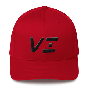 Virgin Islands - Structured Twill Cap - Black Embroidery - VI - Many Hat Color Options Available