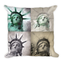 Native Realm - Throw Pillow - Statue of Liberty