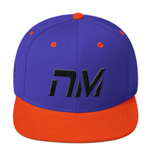 New Mexico - Flat Brim Hat - Black Embroidery - NM - Many Hat Color Options Available