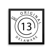 Delaware - Framed Print - Original 13