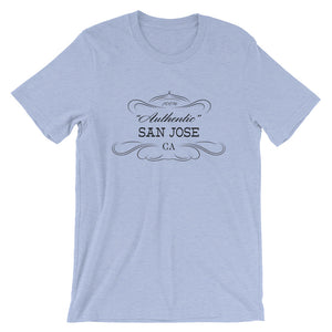 California - San Jose CA - Short-Sleeve Unisex T-Shirt - "Authentic"