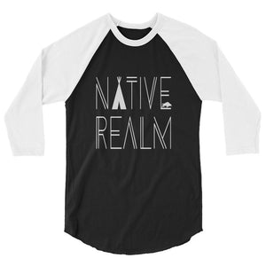 Native Realm - 3/4 Sleeve Unisex Raglan Shirt - NR3
