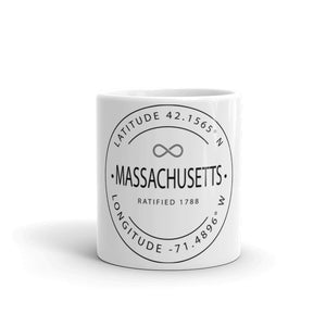 Massachusetts - Mug - Latitude & Longitude