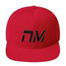 New Mexico - Flat Brim Hat - Black Embroidery - NM - Many Hat Color Options Available