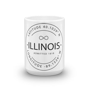 Illinois - Mug - Latitude & Longitude