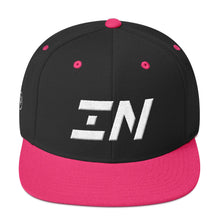 Indiana - Flat Brim Hat - White Embroidery - ID - Many Hat Color Options Available