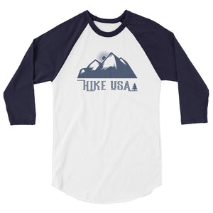 USA Designs - 3/4 Sleeve Raglan Shirt - Hike USA