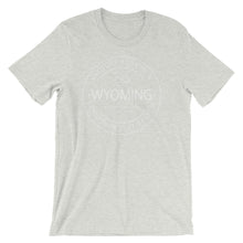 Wyoming - Short-Sleeve Unisex T-Shirt - Latitude & Longitude