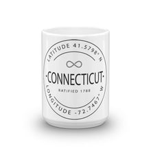 Connecticut - Mug - Latitude & Longitude