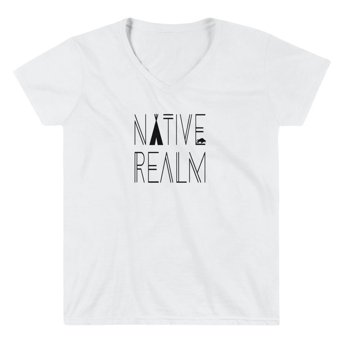Native Realm - Women's Casual V-Neck Shirt - NR3