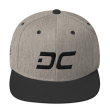 Washington DC - Flat Brim Hat - Black Embroidery - DC - Many Hat Color Options Available