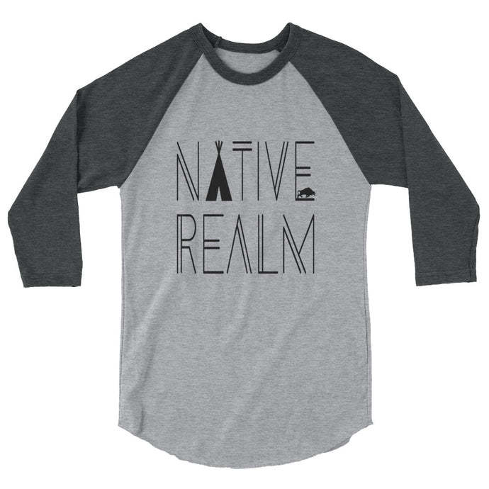 Native Realm - 3/4 Sleeve Unisex Raglan Shirt - NR3